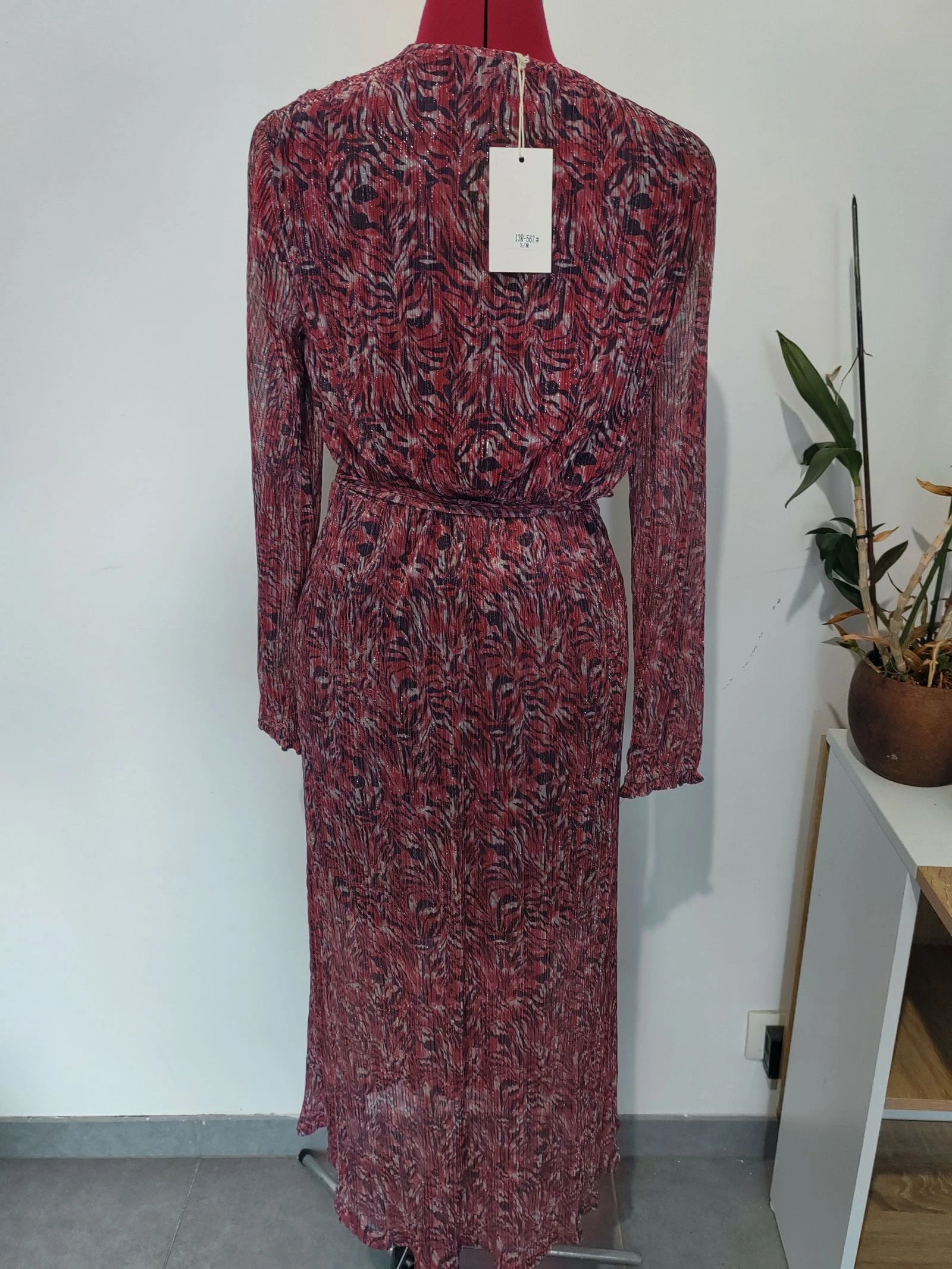 Vestido fluido em voile – photo 4